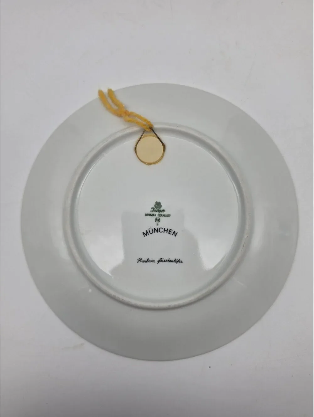 Set of 3 Jaeger & Co. Porcelain Plates Featuring Bavarian Town Scenes